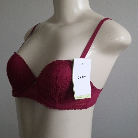 DKNY Women's Sheer Lace Balconette - Picture 3 of 8